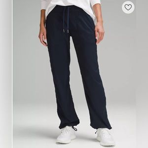 Navy Dance Studio Mid-Rise Pants